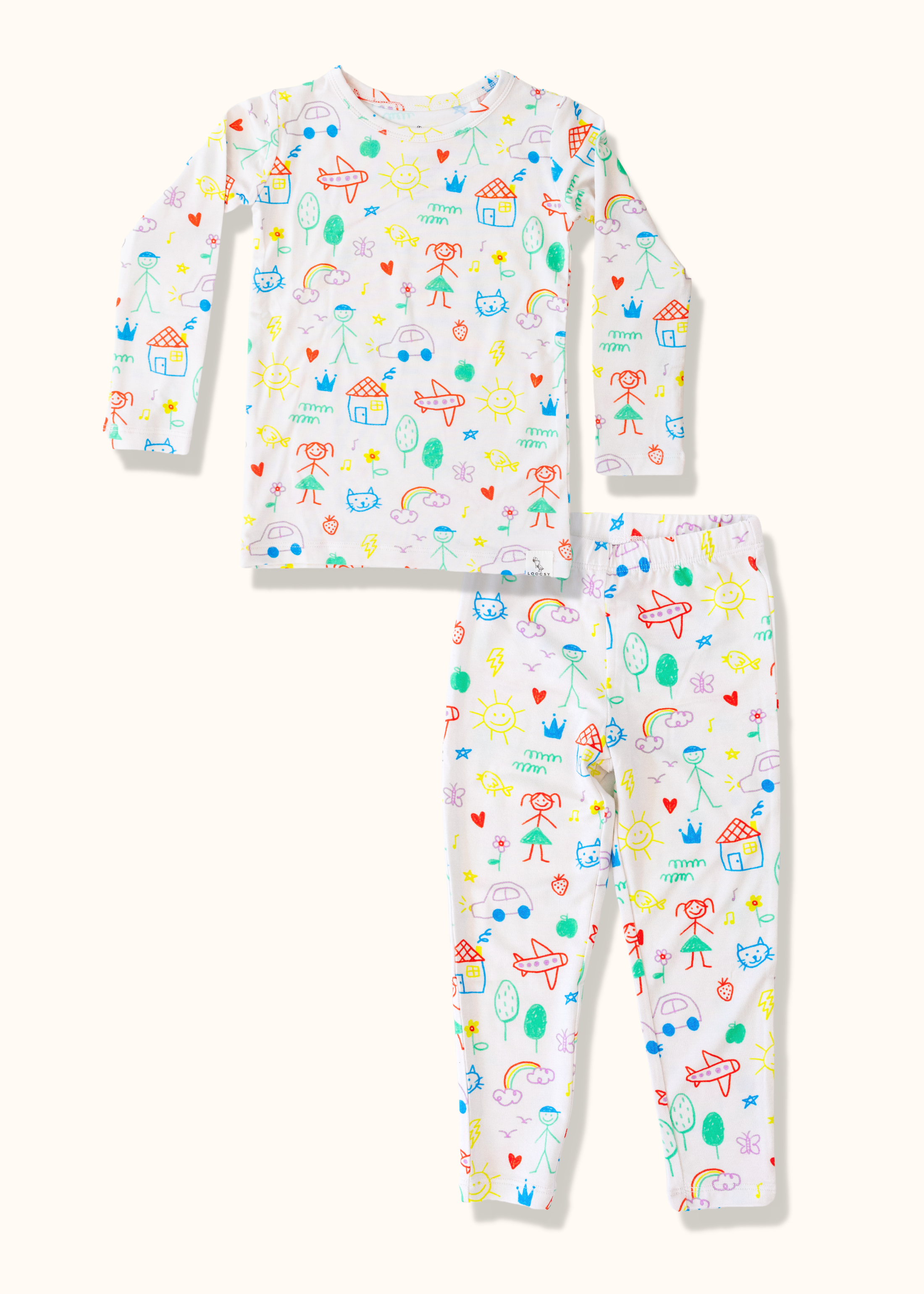 Doodles Pajama Set