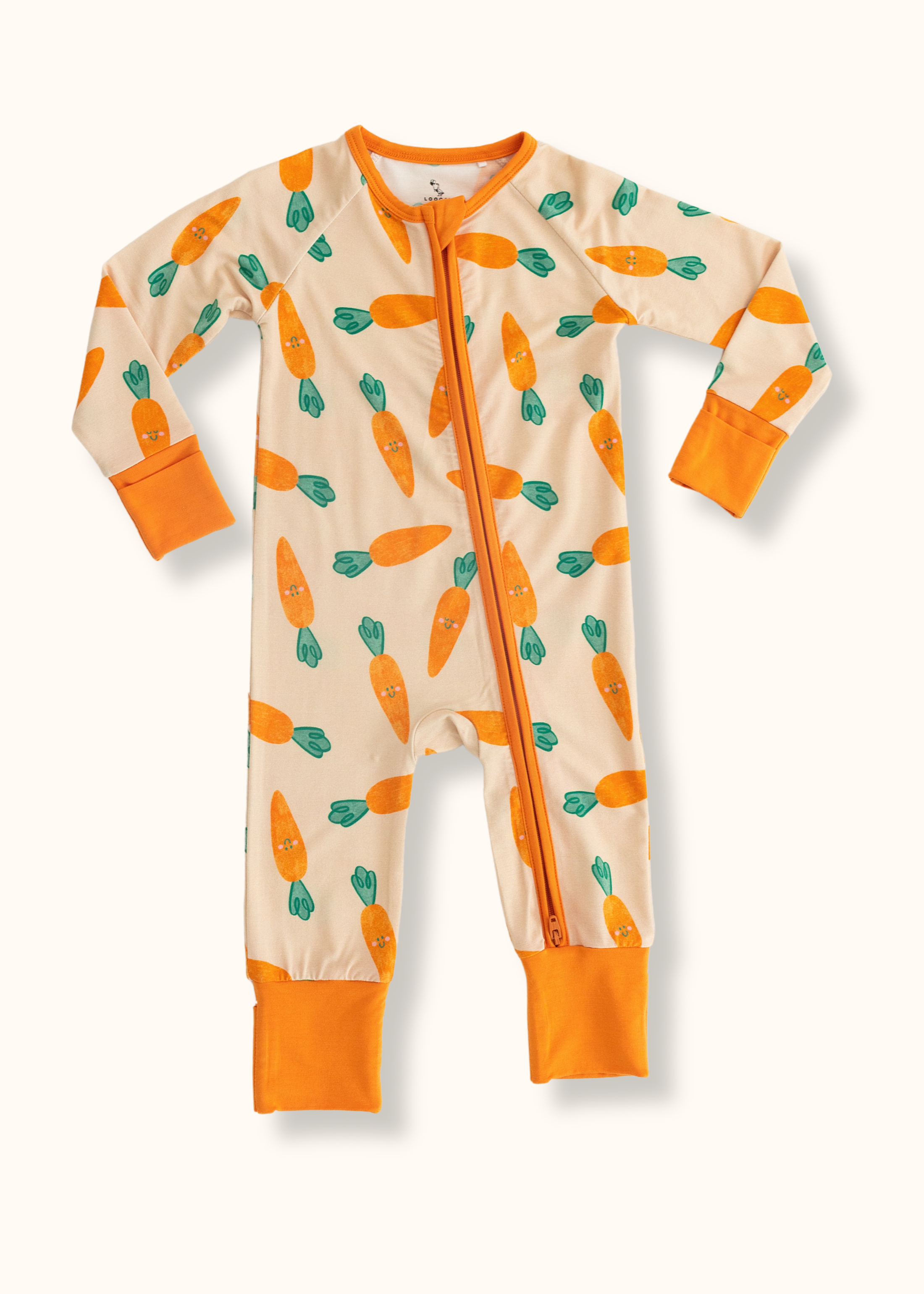 Carrots Convertible Footie Pajama