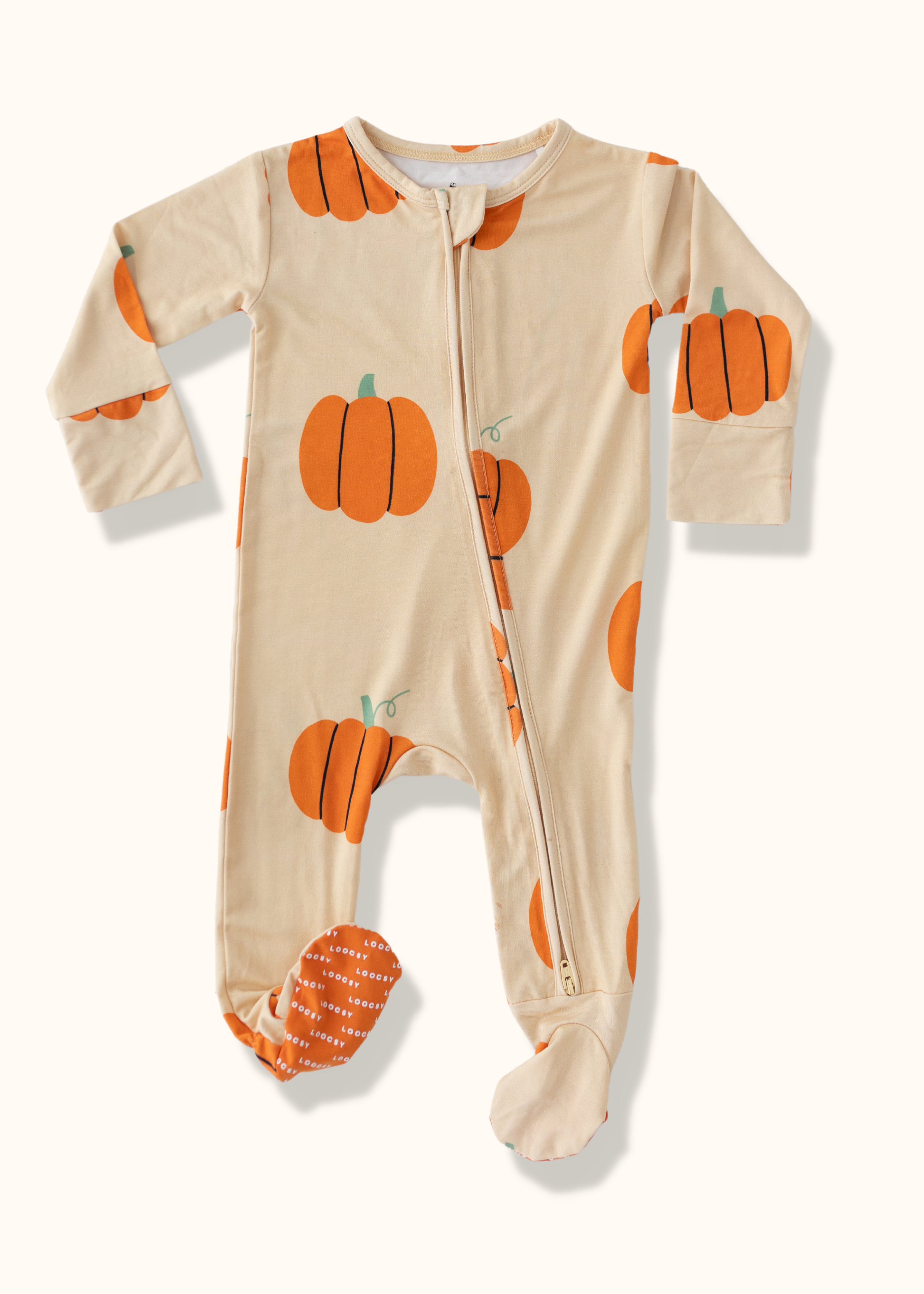 Pumpkin Footie Pajama