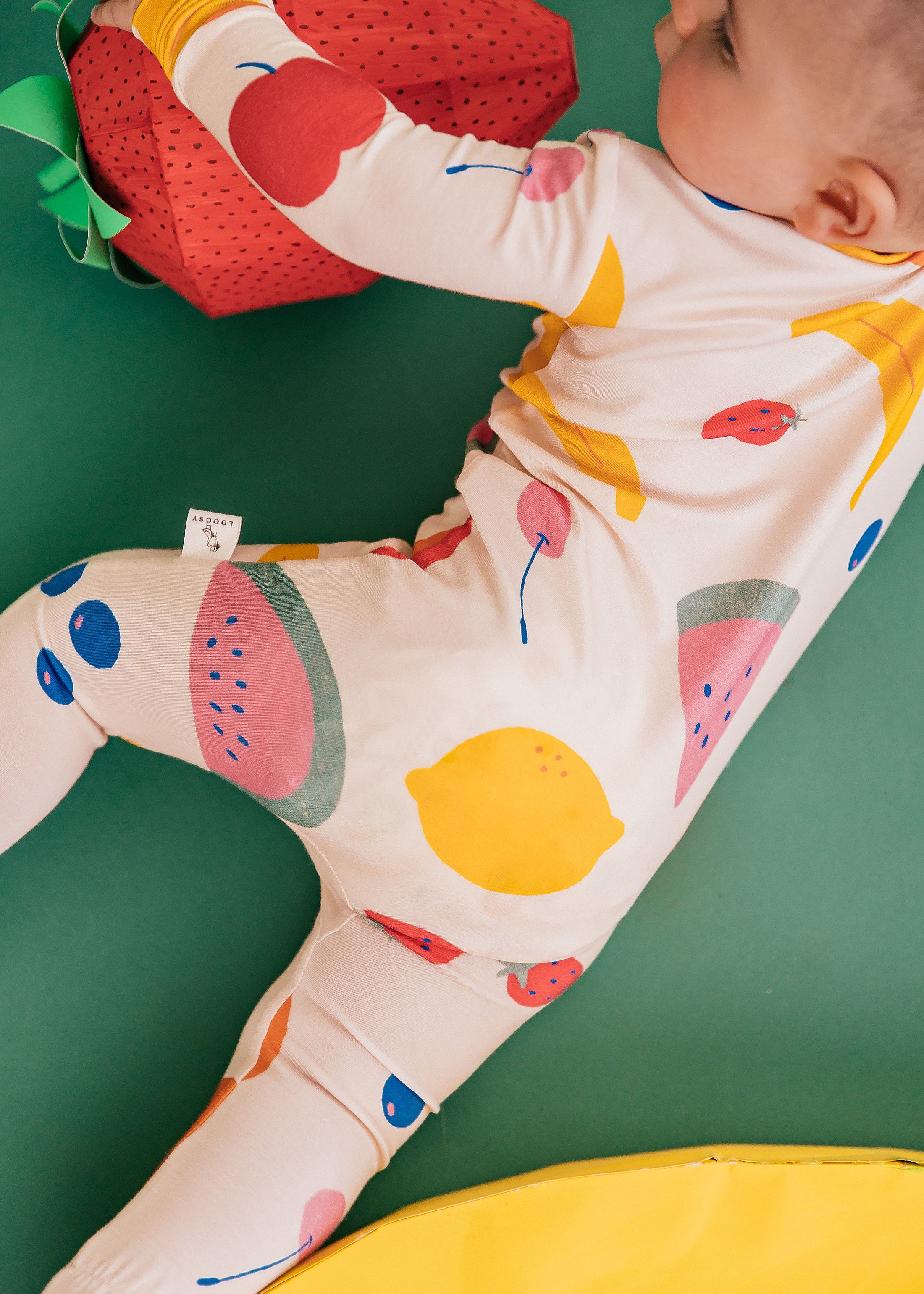 Fruit Slice Medley Footie Pajama