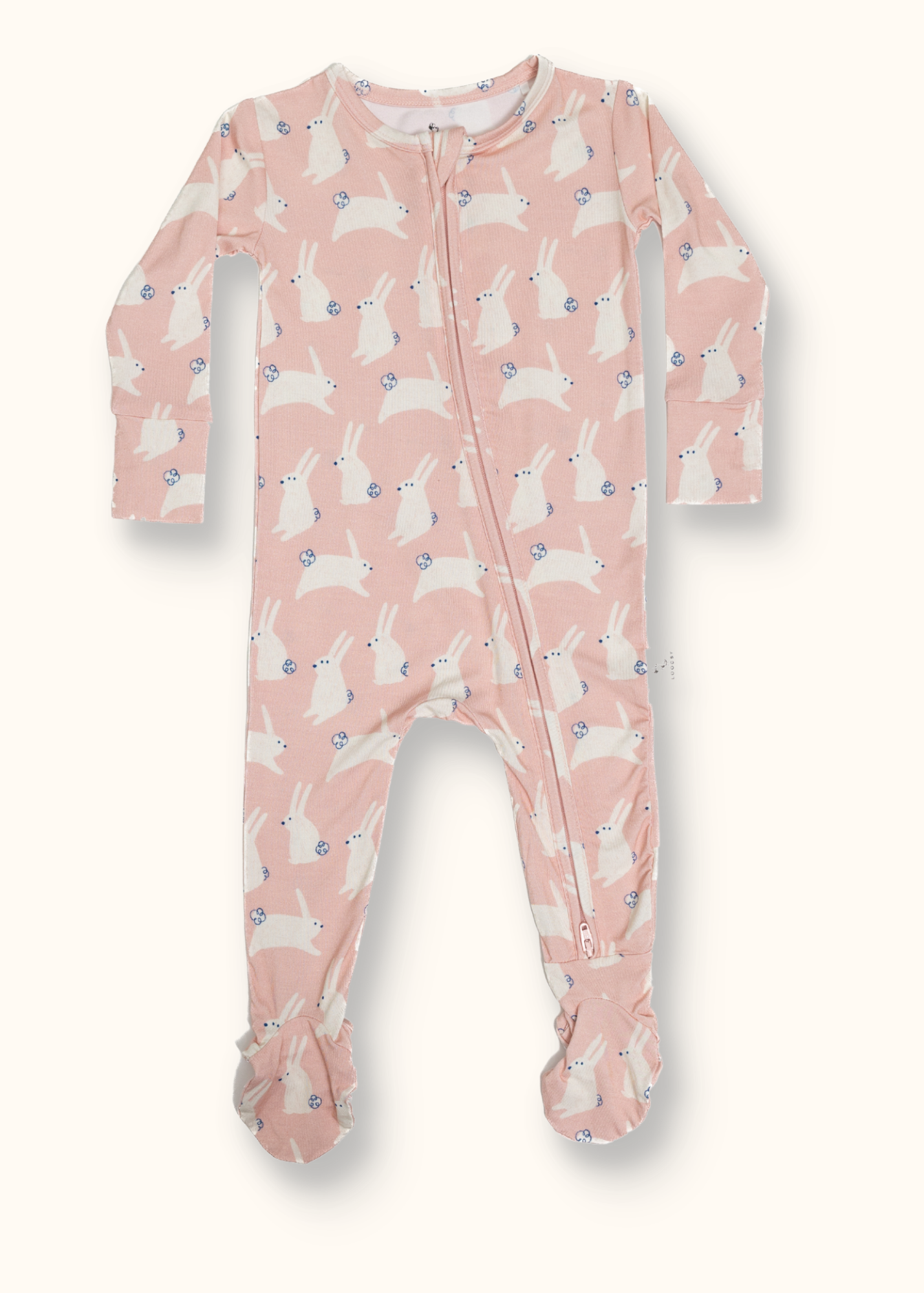 Pink Bunny Footie Pajama
