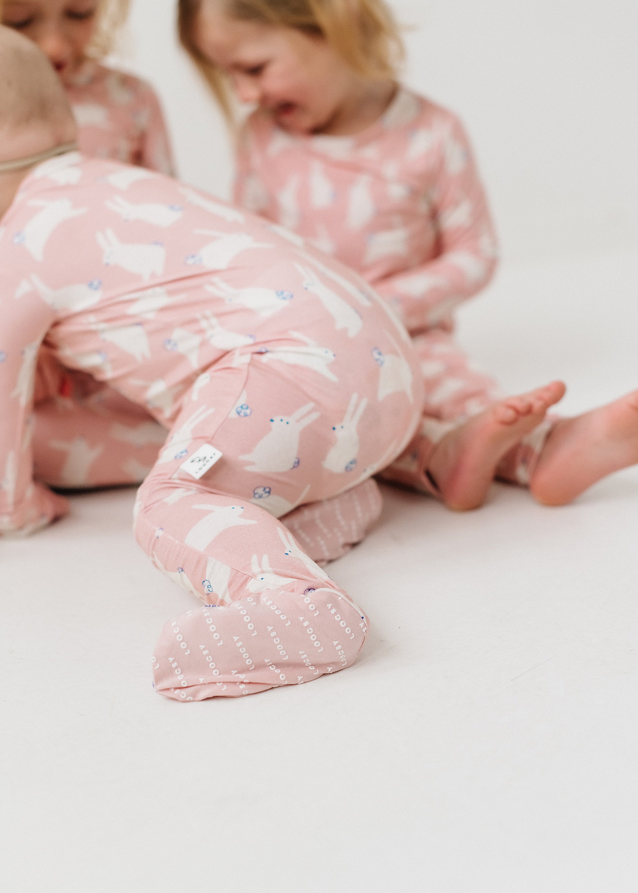 Pink Bunny Footie Pajama